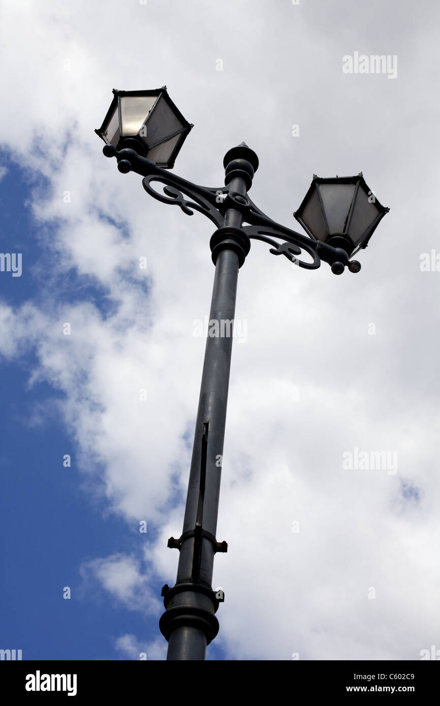 Victorian street lighting Stock Photo