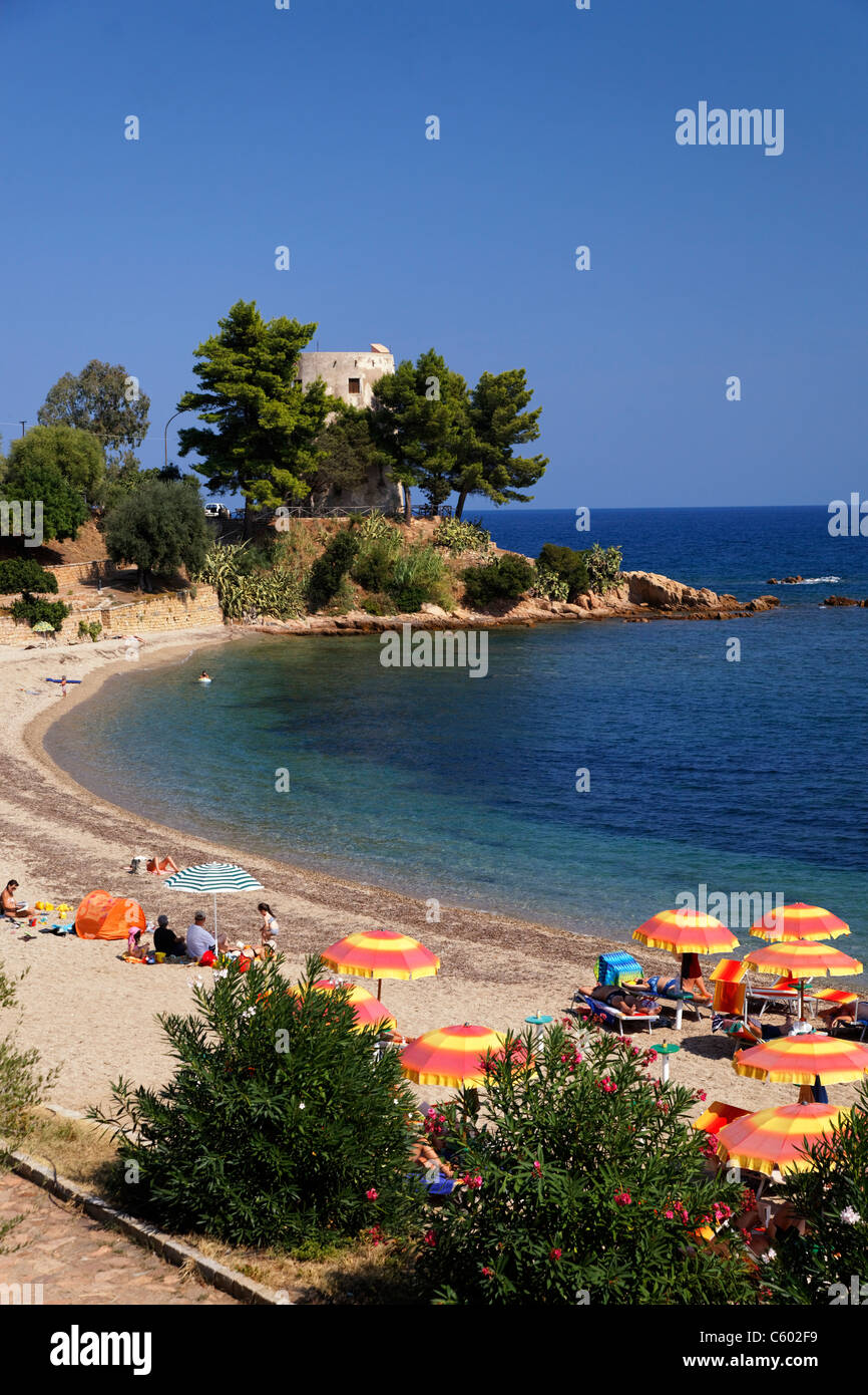 Santa Maria Navarese, Italy Sardinia Stock Photo