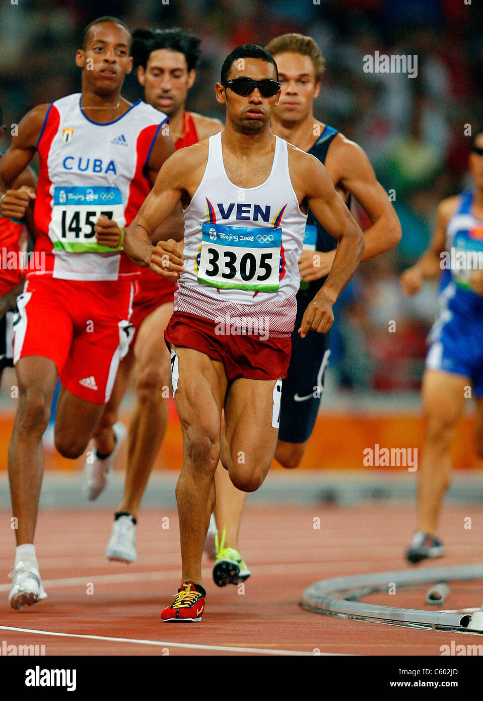 EDUARD VILLANUEVA VENAZUELA OLYMPIC STADIUM BEIJING CHINA 20 August 2008 Stock Photo