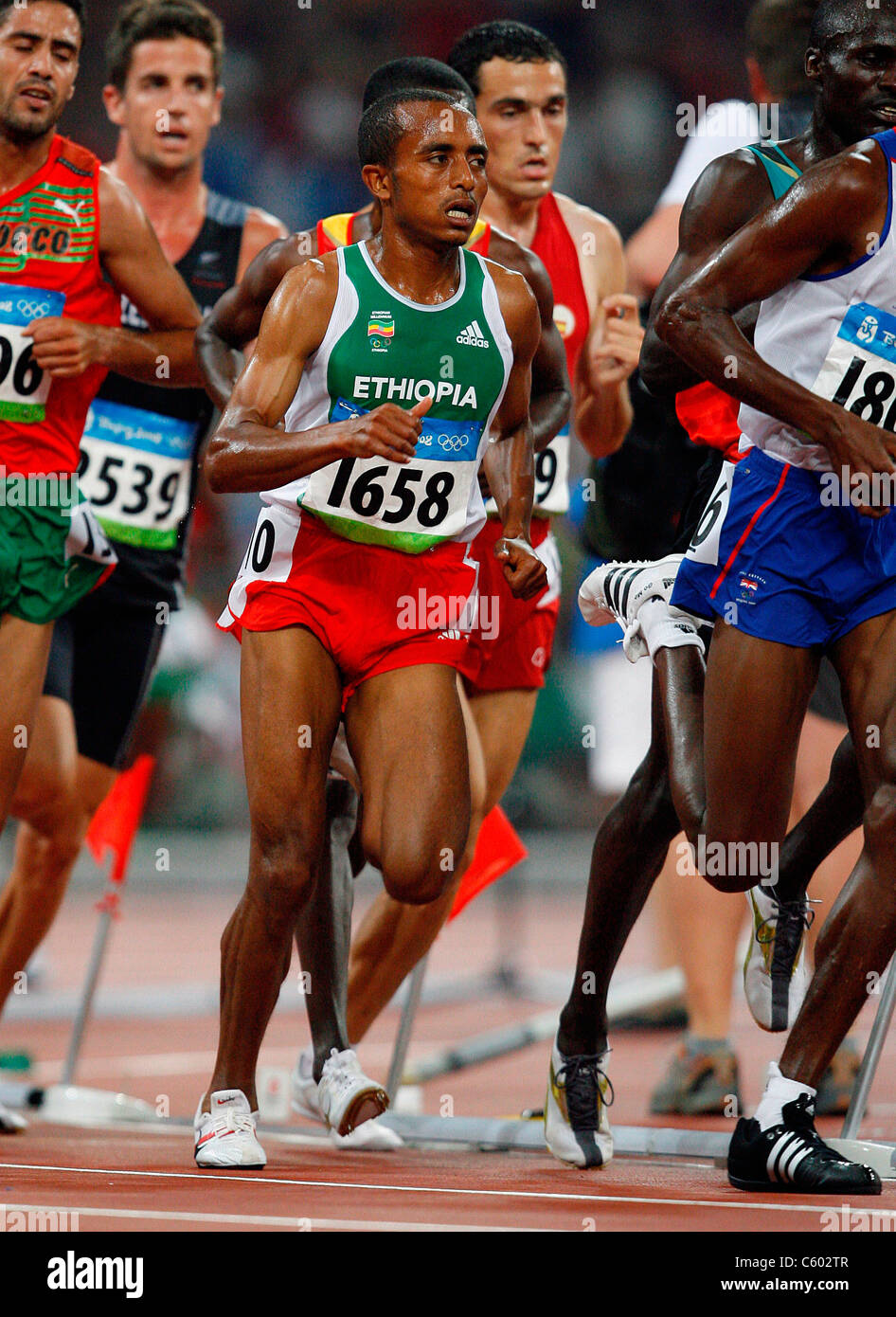 ABREHAM CHERKOS ETHIOPIA OLYMPIC STADIUM BEIJING CHINA 20 August 2008