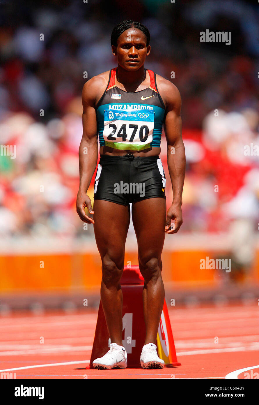 MARIA MUTOLA MOZAMBIQUE OLYMPIC STADIUM BEIJING CHINA 15 August 2008