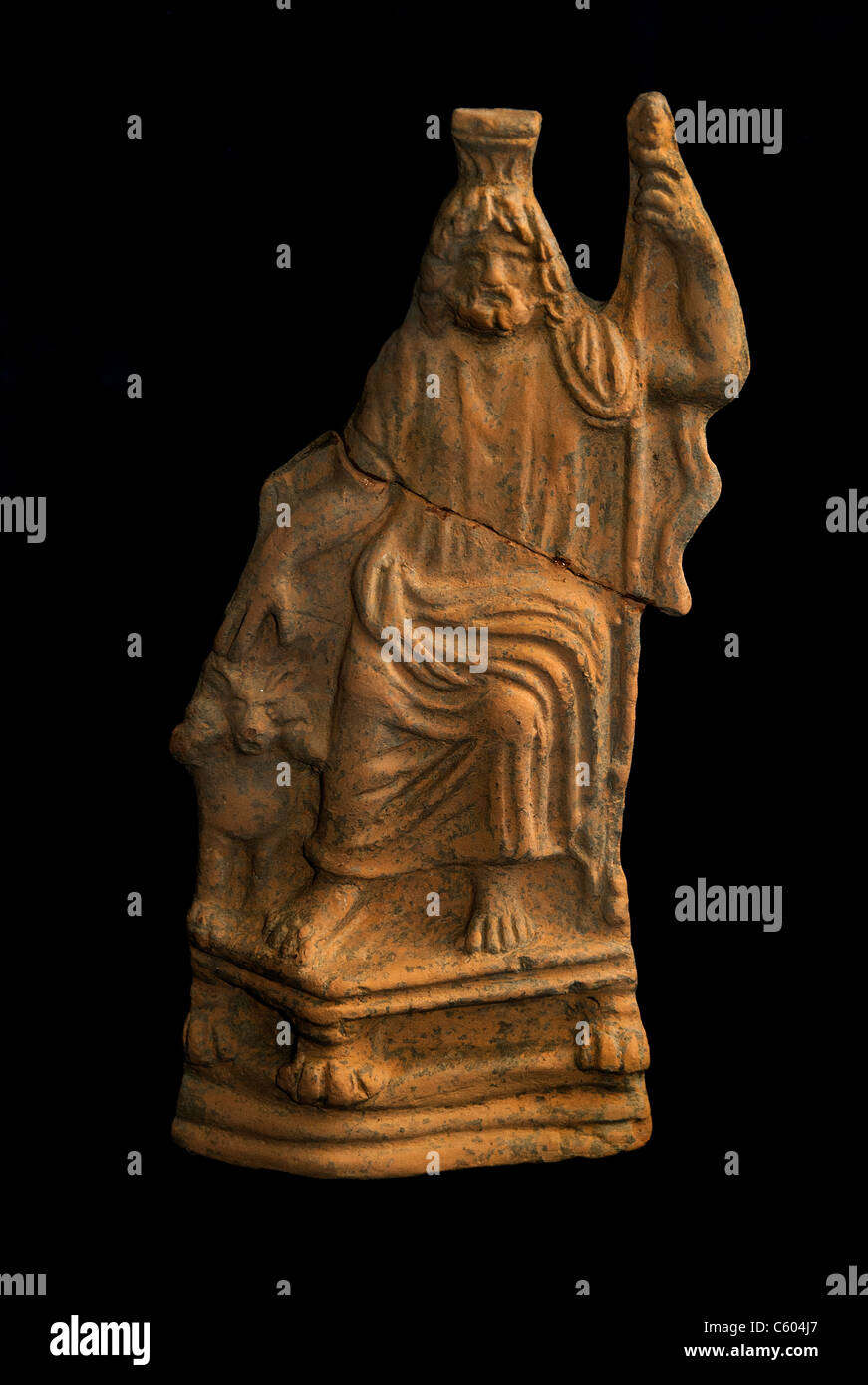 Statuette Marble Roman Perge Perga1 - 2 Cent AD Turkey Stock Photo