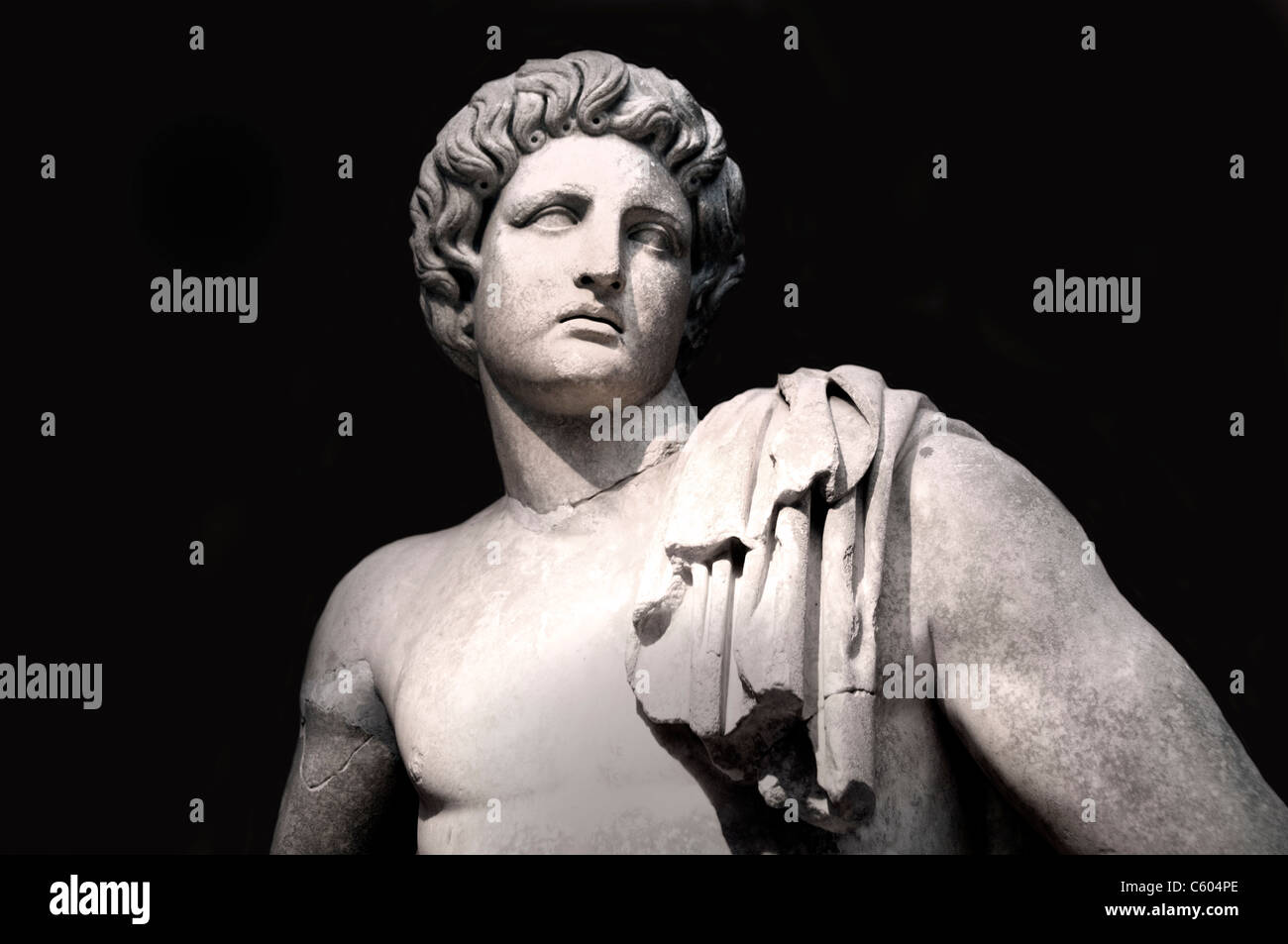 Apollo Greek God Roman Period 2 Cent AD Perge Perga Turkey Stock Photo