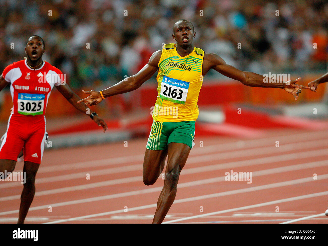 RICHARD THOMPSON & USAIN BOLT TRINIDAD & TOBAGO & JAMAICA OLYMPIC