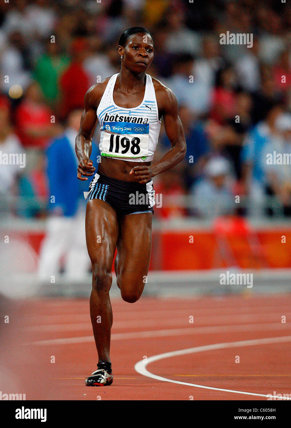 AMANTLE MONTSHO BOTSWANA OLYMPIC STADIUM BEIJING CHINA 17 August 2008 ...