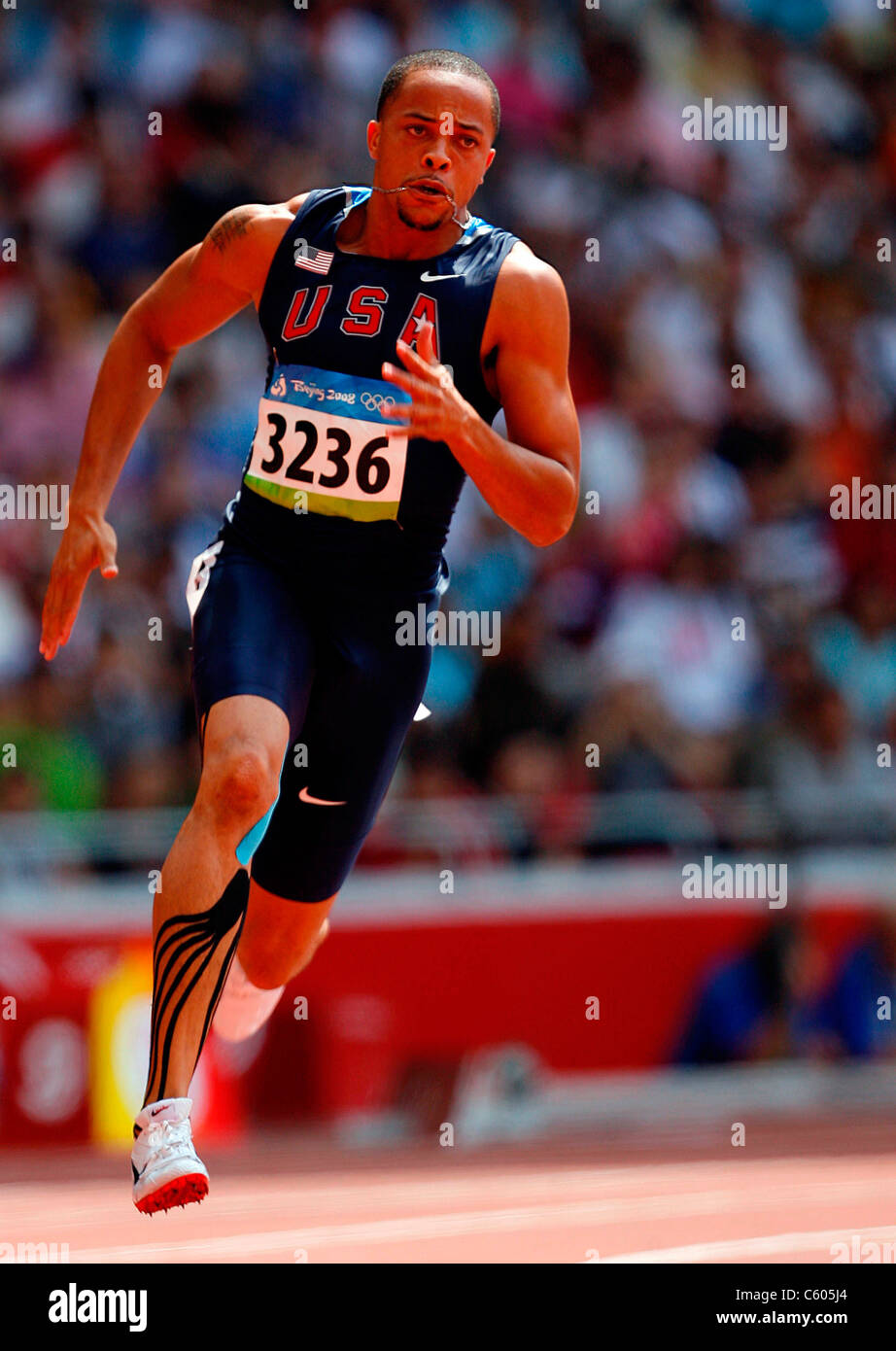 WALLACE SPEARMON USA OLYMPIC STADIUM BEIJING CHINA 18 August 2008 Stock