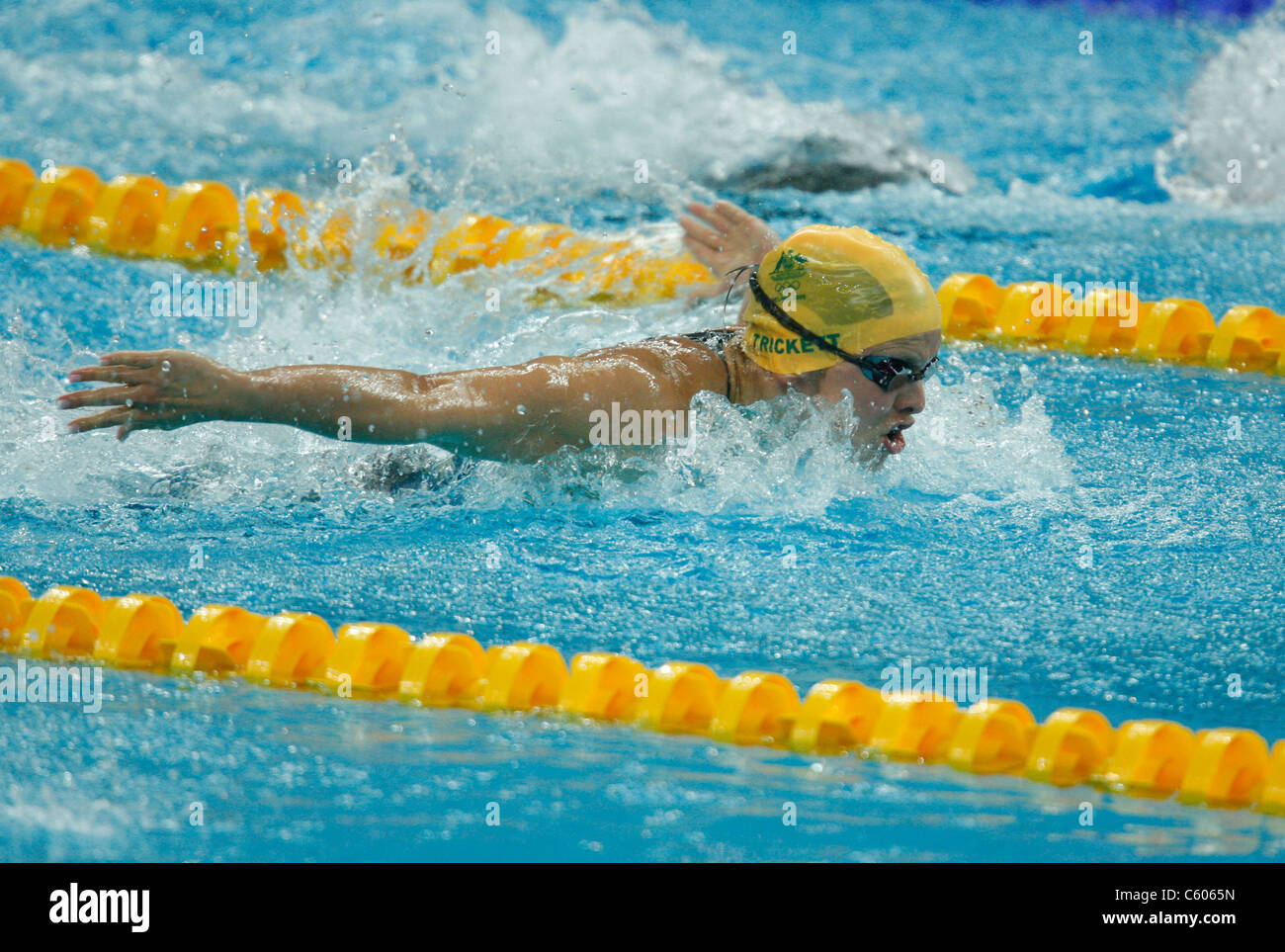SEBASTIEN ROUAULT MENS 400M FREESTYLE OLYMPIC STADIUM BEIJING CHINA 09 ...