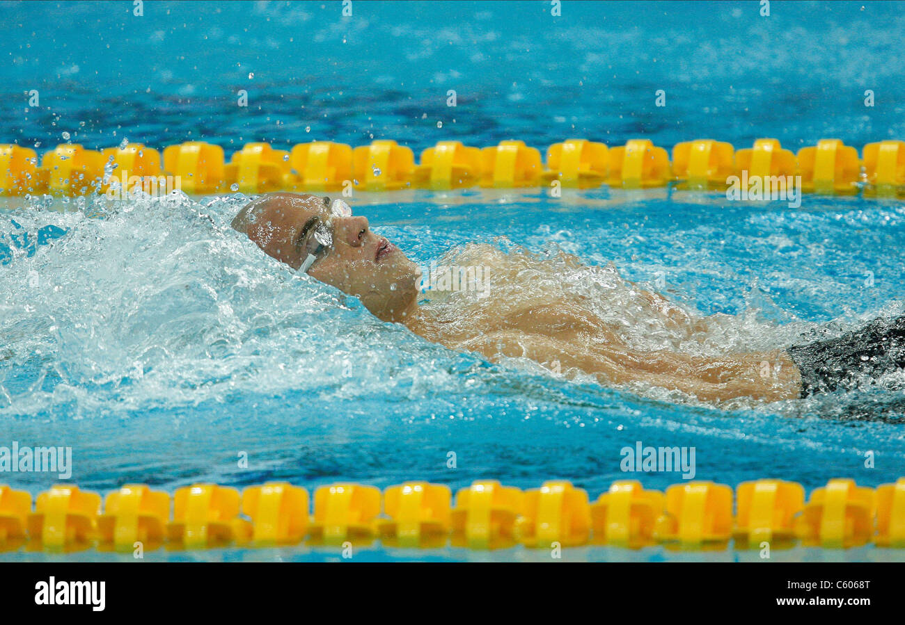 LASZLO CSEH MENS 400M INDIVIDUAL MEDLEY OLYMPIC STADIUM BEIJING CHINA 09 August 2008 Stock Photo