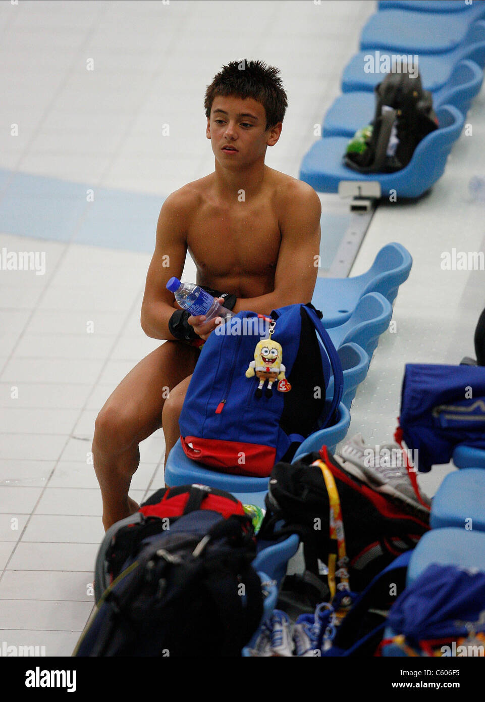 TOM DALEY SYNCHRONIZED DIVING OLYMPIC STADIUM BEIJING CHINA 09 August 2008 Stock Photo