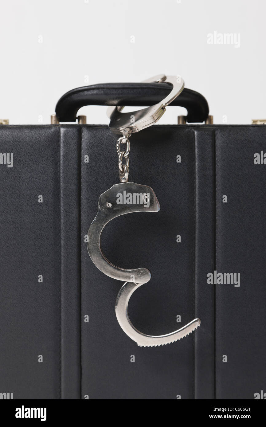 Metal Briefcase With Handcuff
