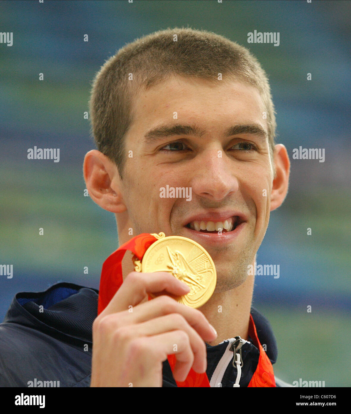 MICHAEL PHELPS MENS 200M BUTTERFLY OLYMPIC STADIUM BEIJING CHINA 13