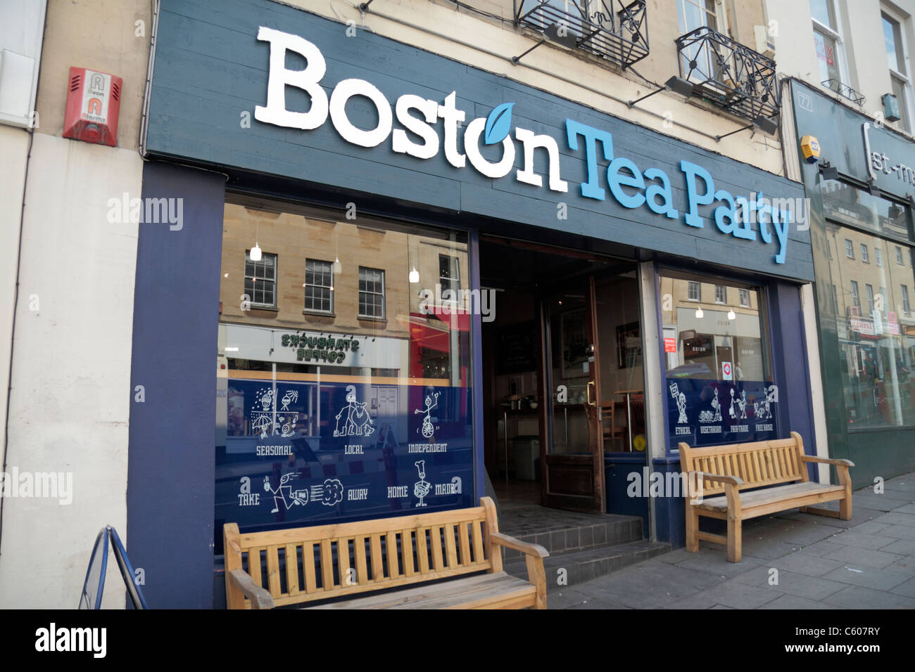 The Boston Tea Party coffee & cafe on Park Street, Bristol, England Stock  Photo - Alamy