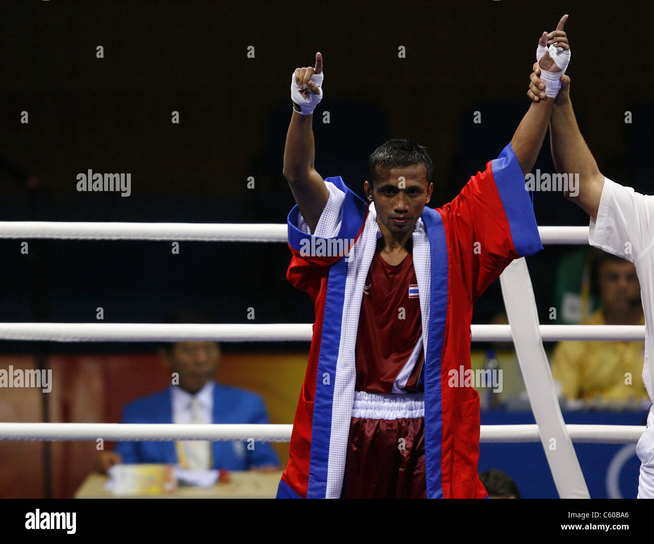 MANUS BOONJUMNONG MENS LIGHTWELTERWEIGHT SEMI WORKERS GYMNASIUM BEIJING