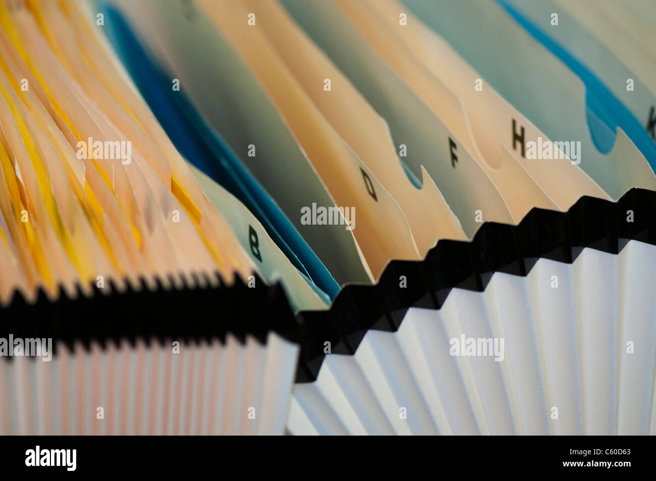 File index tabs Stock Photo Alamy