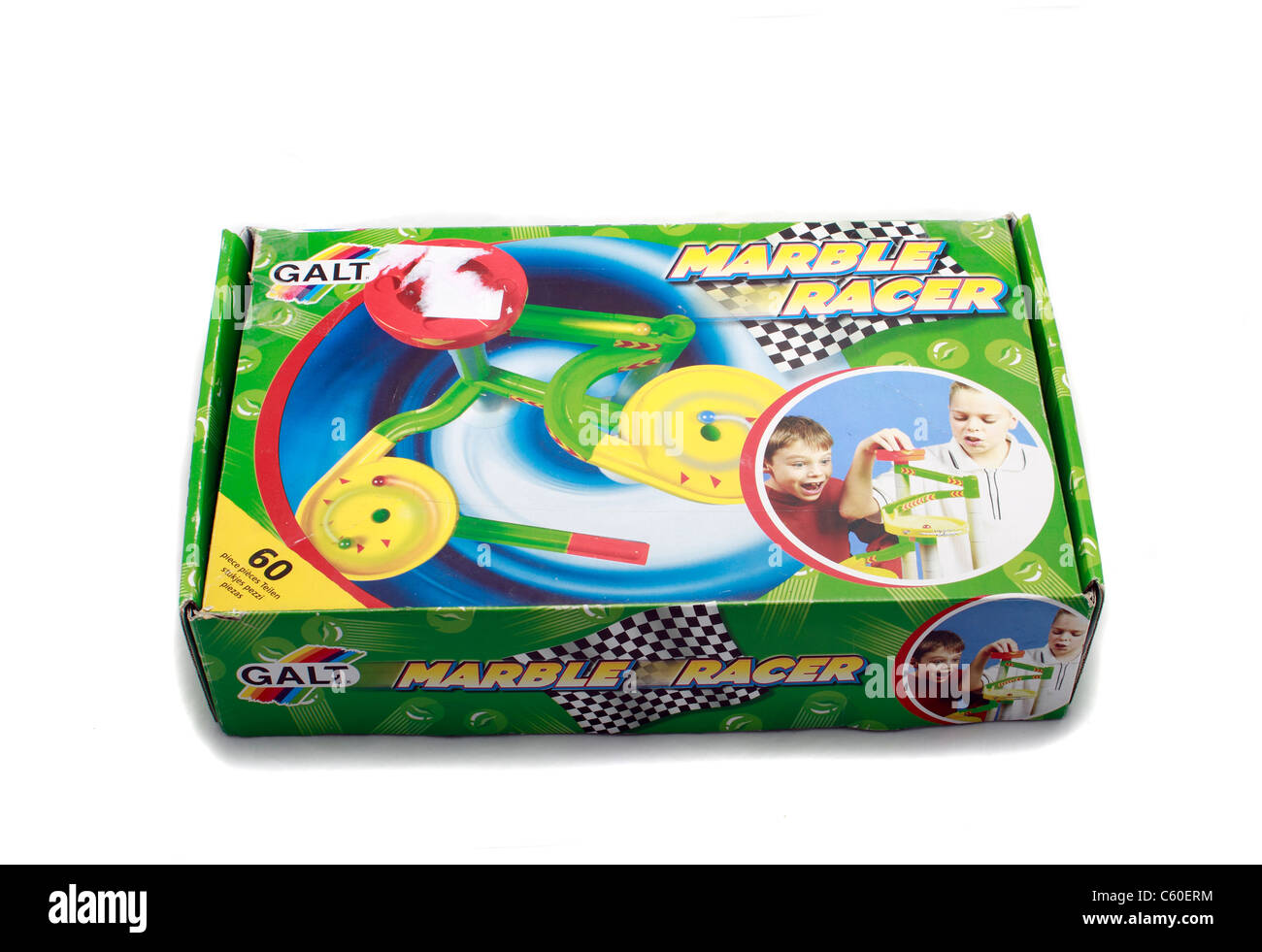 Galt's Marble Racer, 60 piece set Stock Photo Alamy