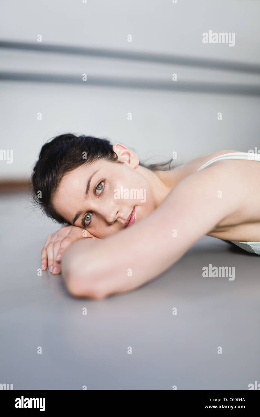Ballet dancer laying on floor hi-res stock photography and images - Alamy