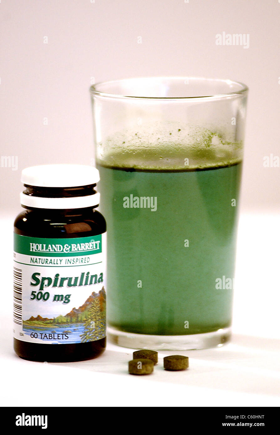 Spirulina the new wonder drink which looks like green river water but