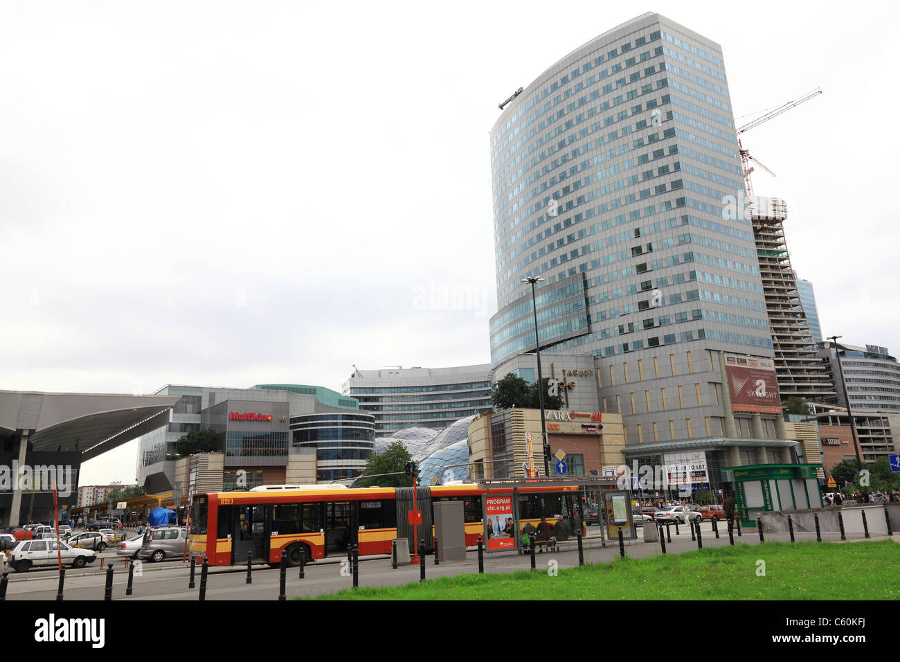 Zlote Tarasy warsaw shopping centre Stock Photo