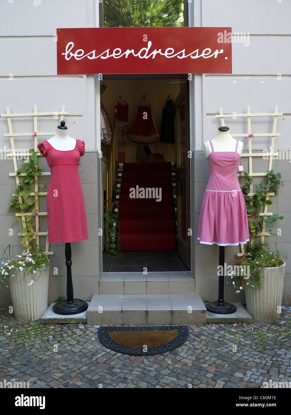 Small independent boutique in Prenzlauer Berg district of Berlin Germany Stock Photo