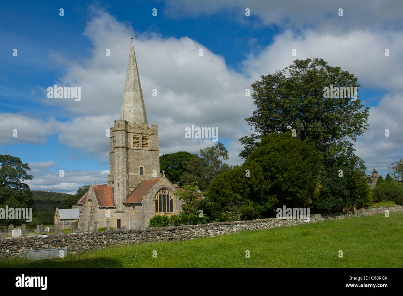 St Peter's Church, Field Broughton, South Lakeland, Cumbria, England UK Stock Photo
