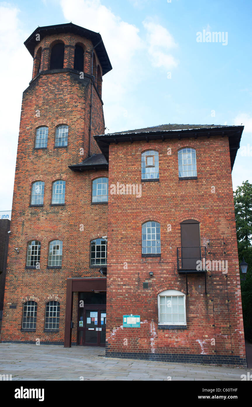 The Old Silk Mill known as the Derby Industrial Museum Derby UK Stock Photo