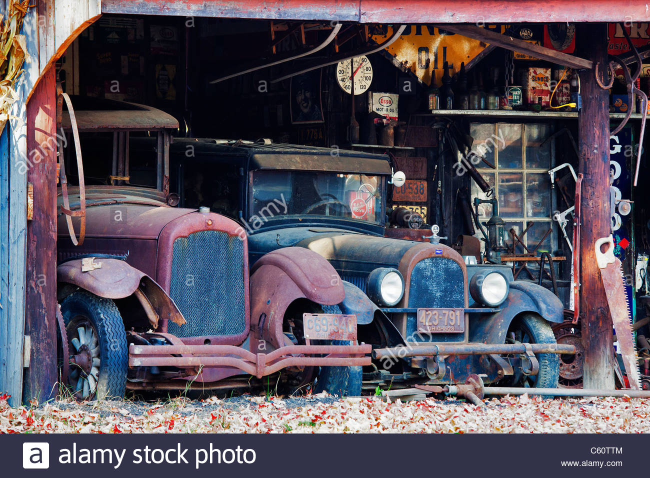 Old Barn In Autumn Stock Photos Old Barn In Autumn Stock Images