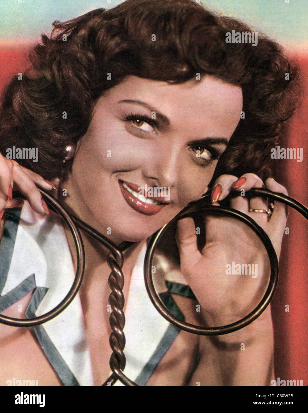 JANE RUSSELL (1921-2011) US film actress about 1950 Stock Photo