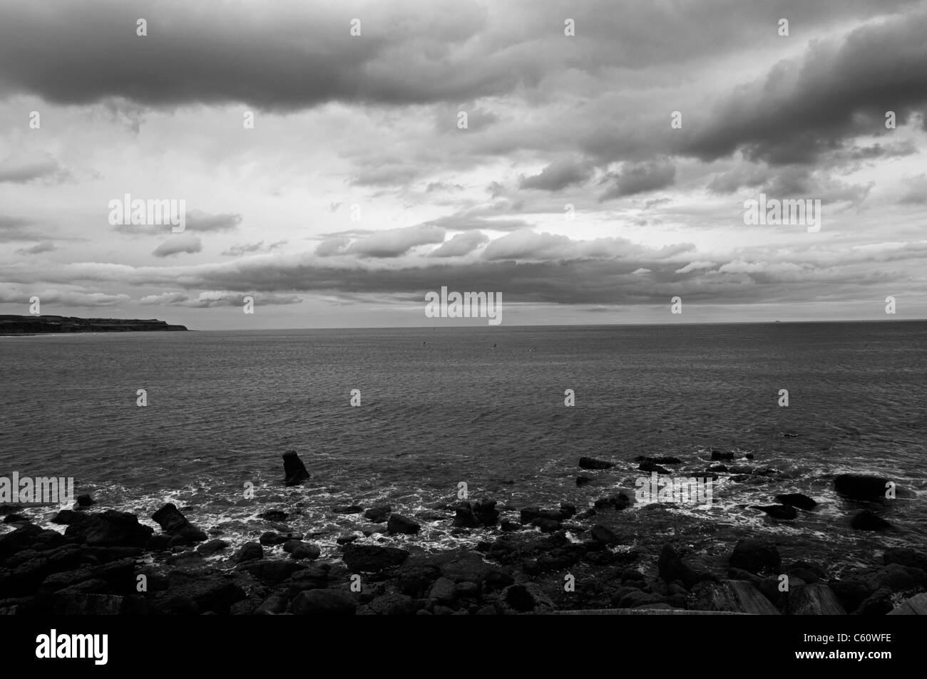 Sea waters Black and White Stock Photos & Images - Alamy