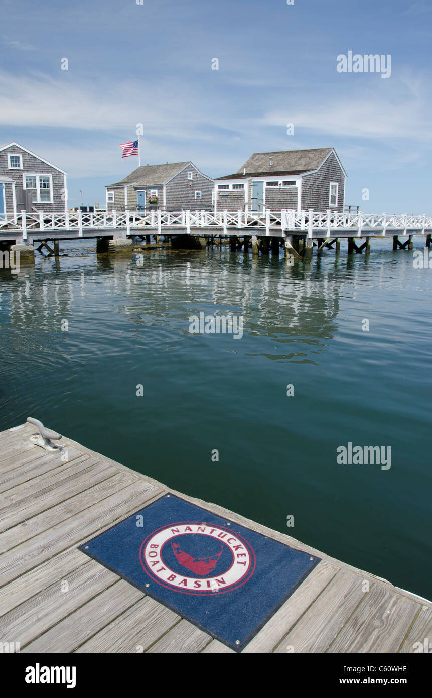 Massachusetts Nantucket Island Straight Wharf Harbor Typical