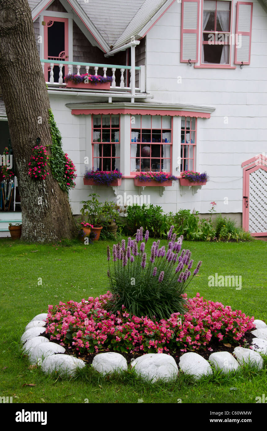 Massachusetts, Martha's Vineyard, Oak Bluffs. 19th century traditional