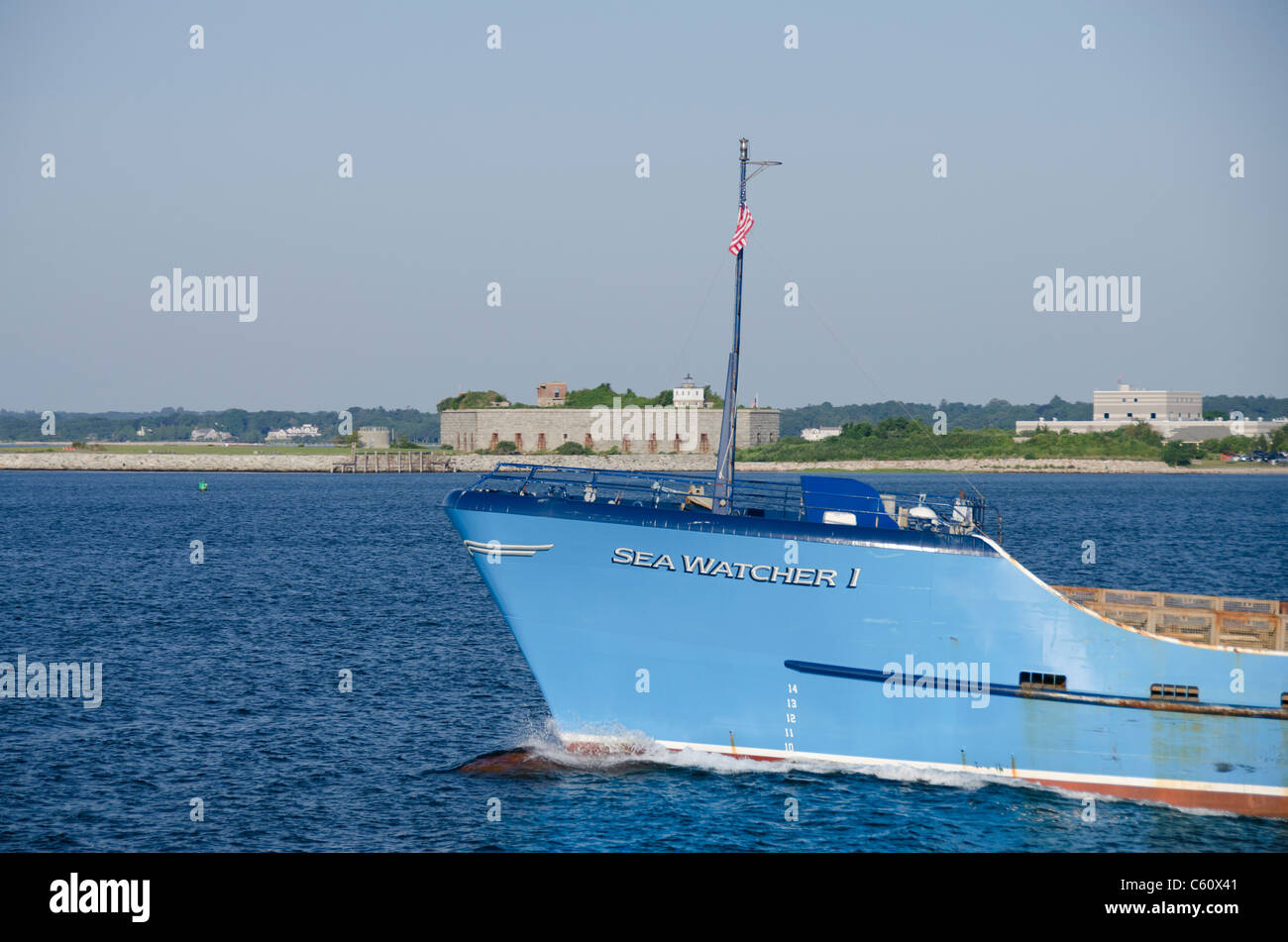 Massachusetts, New Bedford. Civil warera Fort Rodman (aka Fort Taber