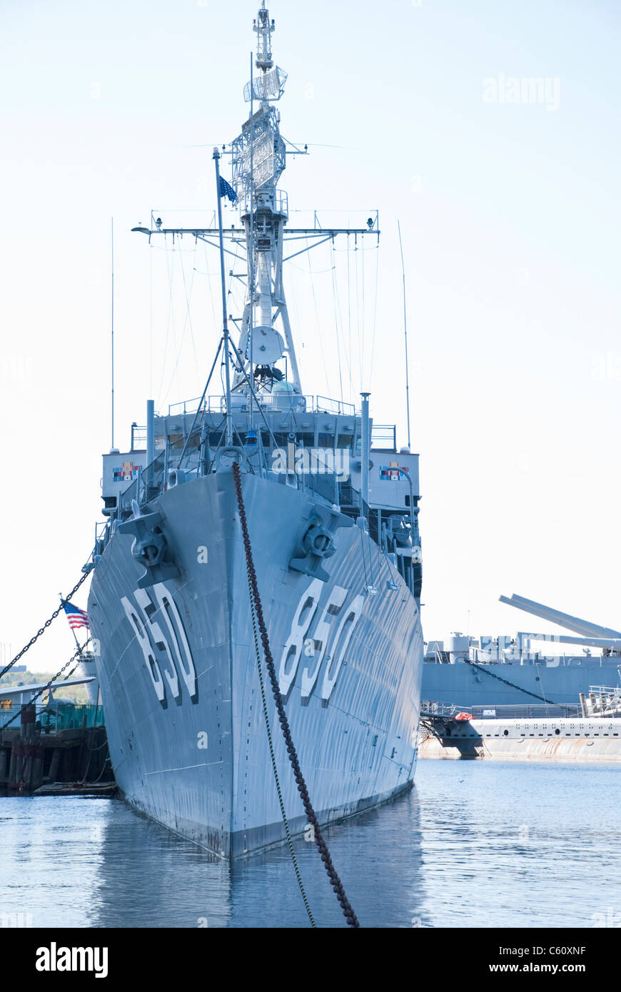 At Battleship Cove, in Fall River, MA, one can actually tour and explore inside an old