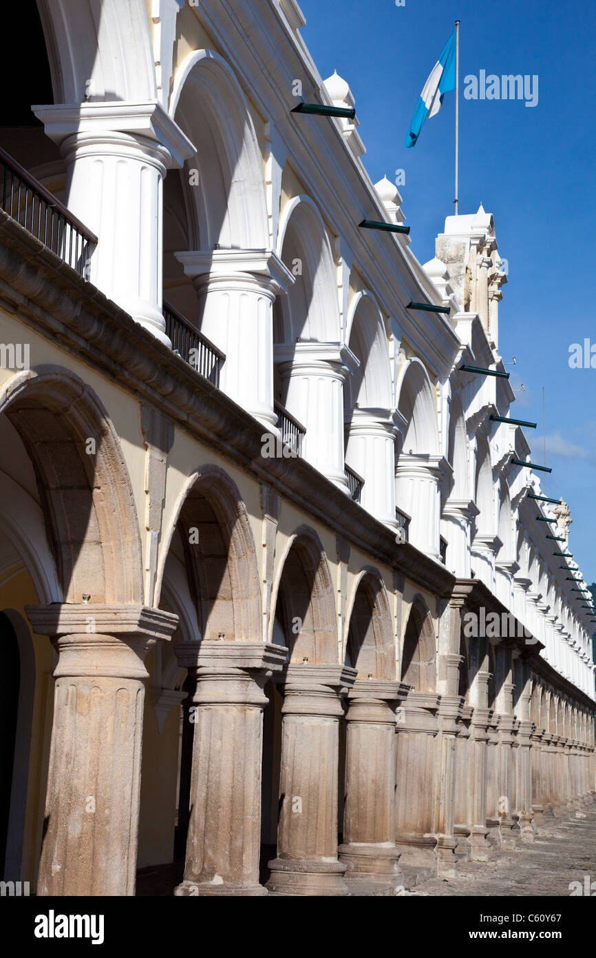 Palacio Capitanes Generales, Antigua, Guatemala Stock Photo