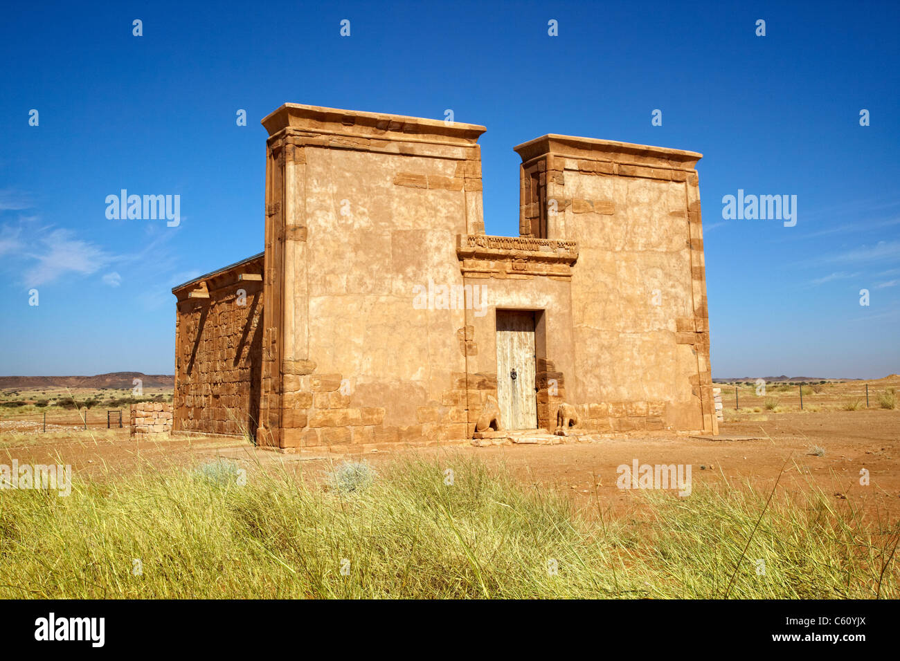 Apedemak Temple (aka Lion Temple) Musawwarat Es Sufra, UNESCO World Heritage Site, Northern Sudan, Africa Stock Photo