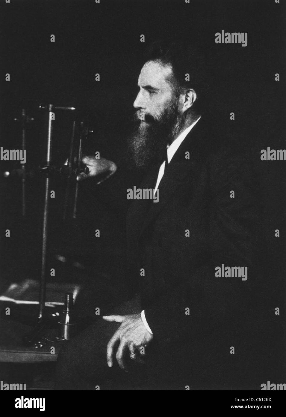 Wilhelm Roentgen (1845-1923), German physicist, discoverer of X-rays ...