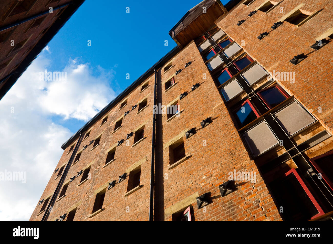 Gloucester Docks warehouses converted to residential apartments