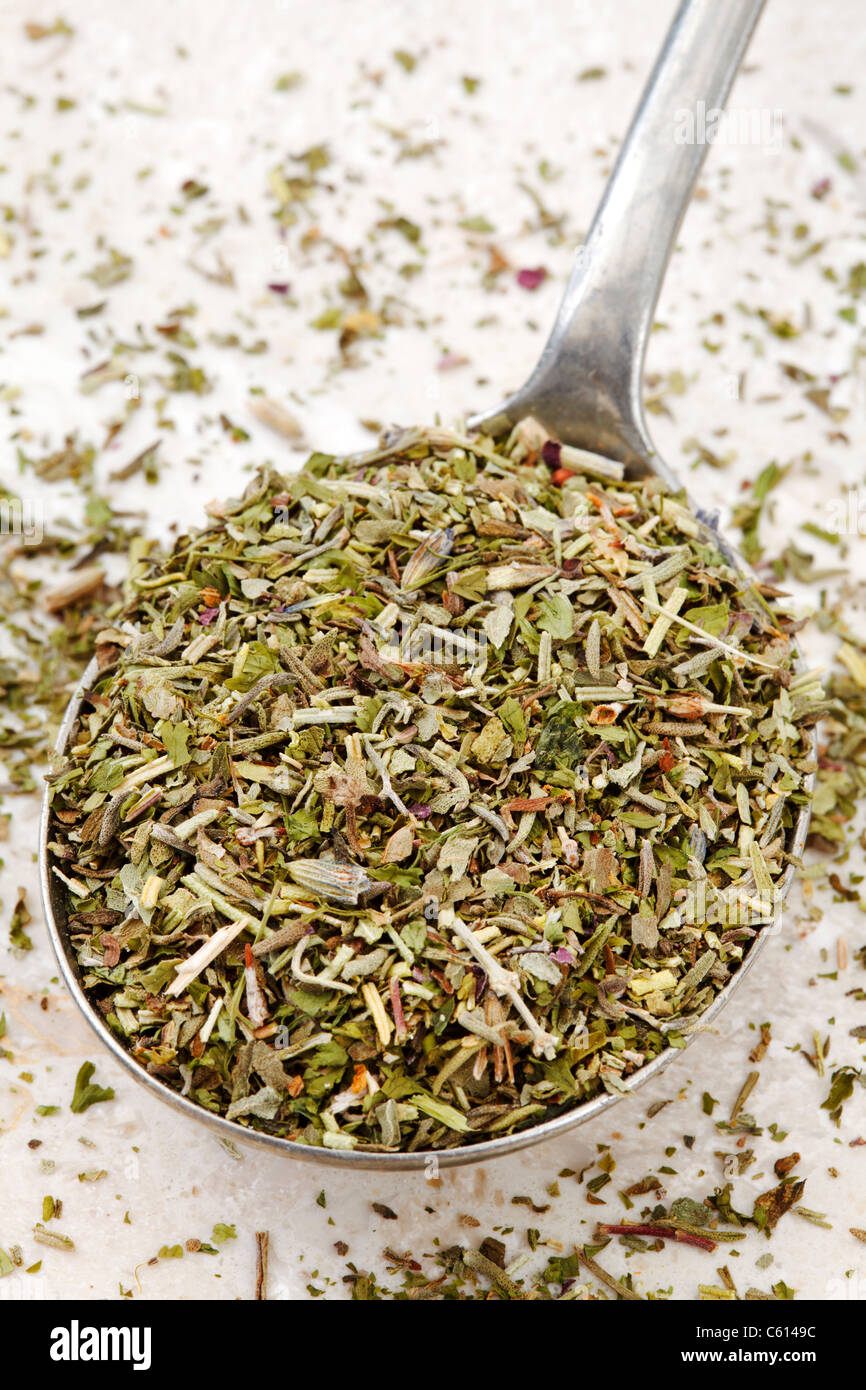 Dried mixed herbs Stock Photo Alamy