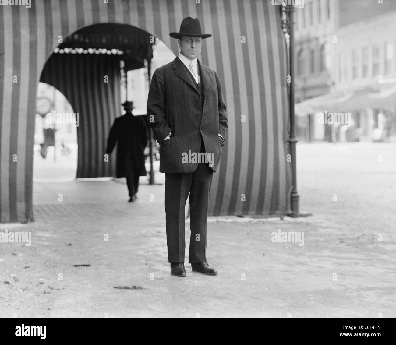 William Randolph Hearst 1863-1951 photographed outside Washington D.C ...