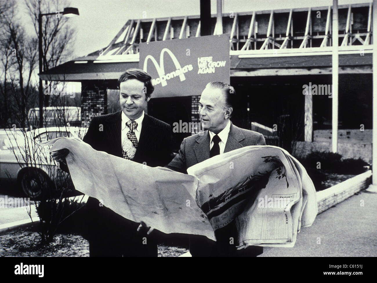 Fred Turner and Ray Kroc the executive leaders of McDonald's