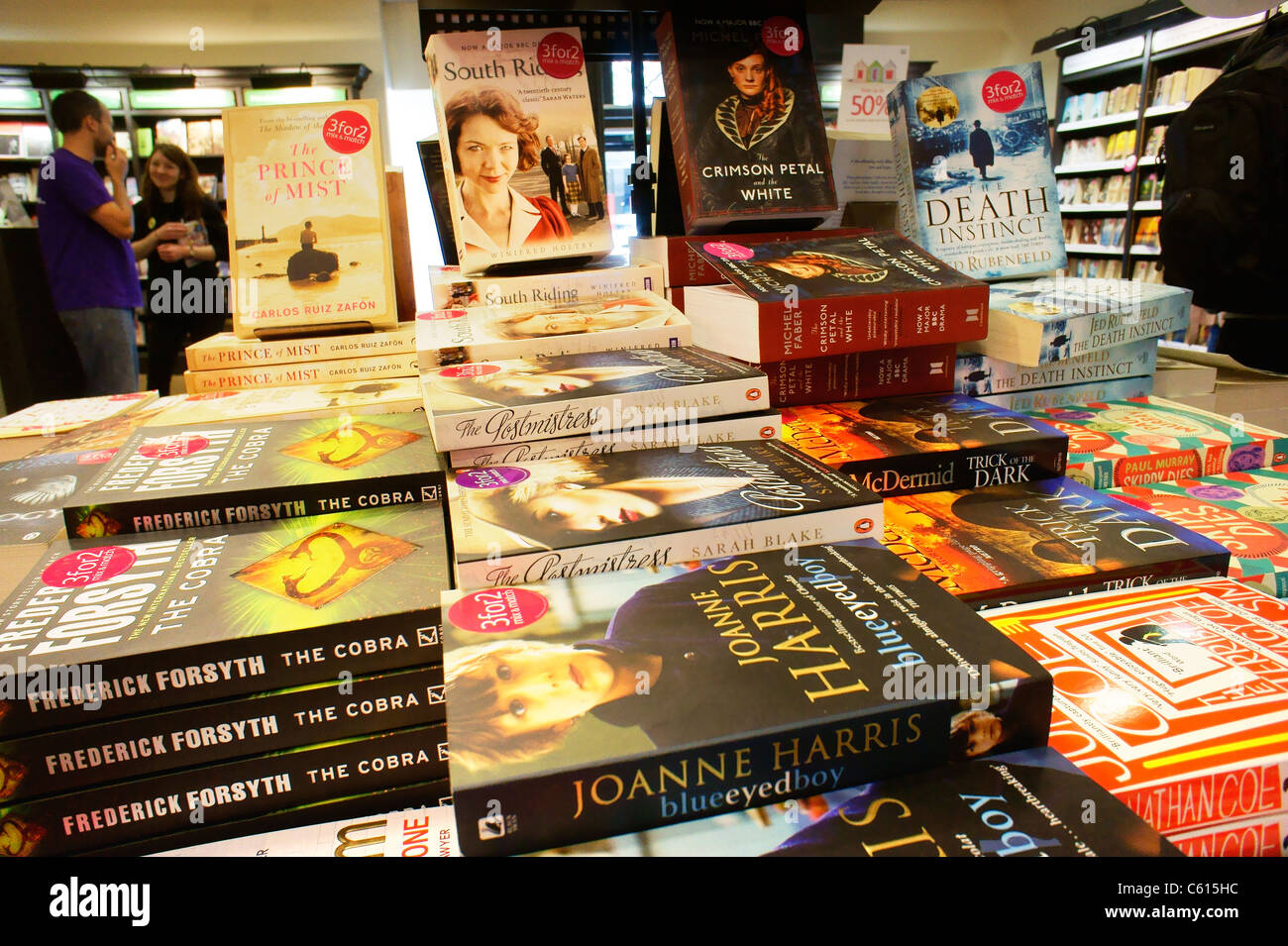 Paperback novels novelist bestseller bestselling writers book display