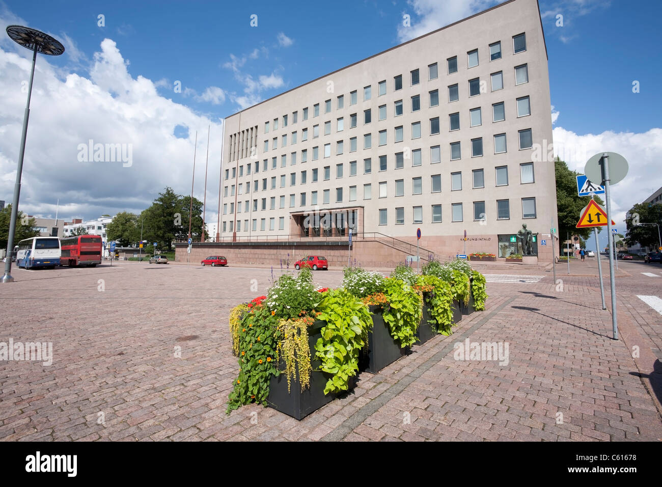 Townhall of Kotka Finland Stock Photo