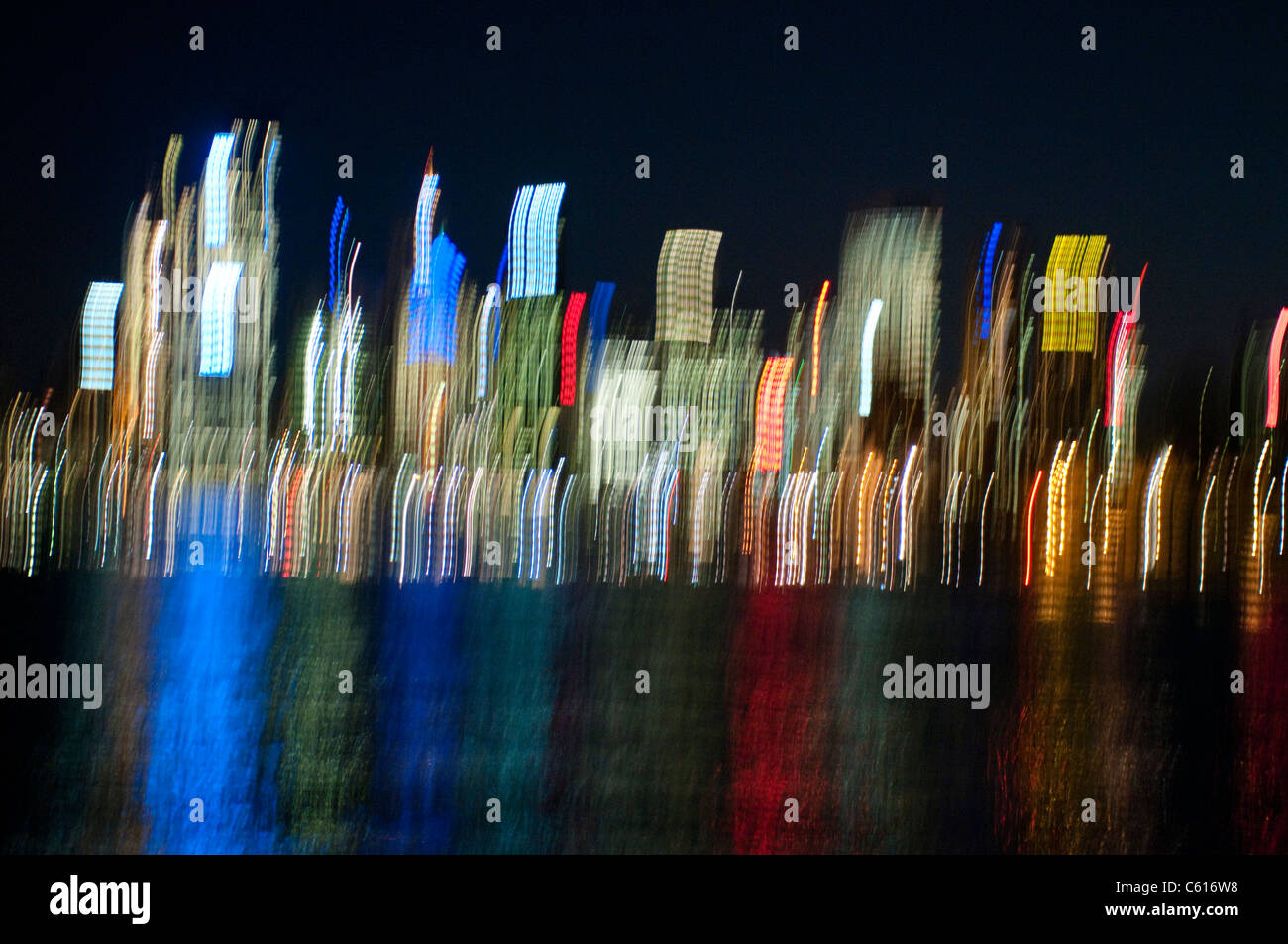 City lights Stock Photo