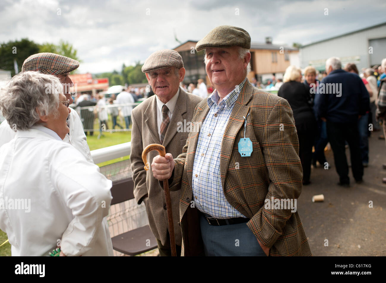 Farmers at the Royal Welsh Agricultural Show, Builth Wells, Wales, 2011 Stock Photo