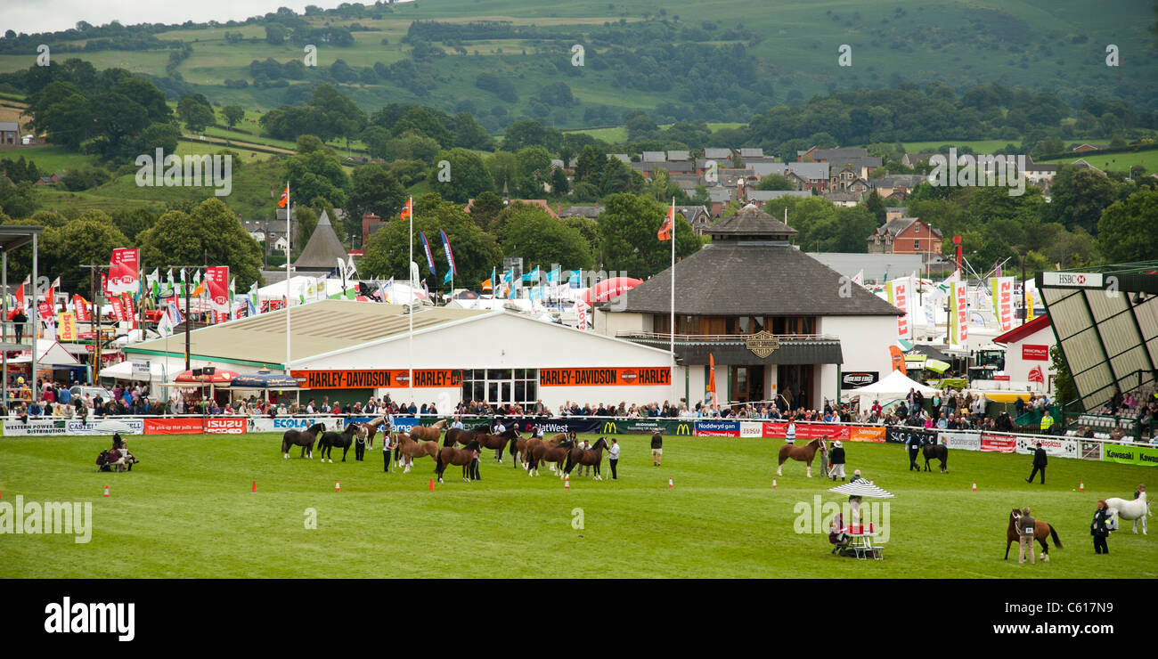 General view Royal Welsh Agricultural Show, Builth Wells, Wales, 2011 Stock Photo