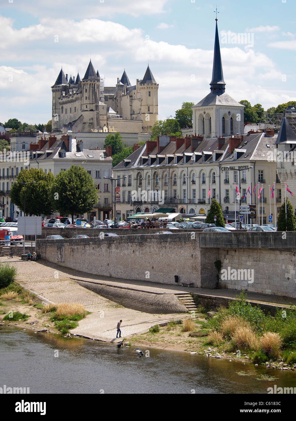 Saumur, Loire valley, France Stock Photo