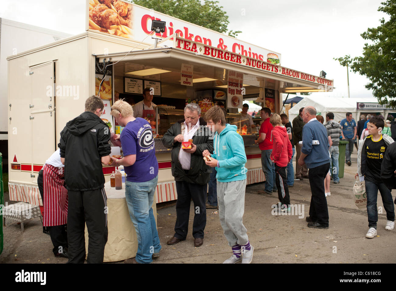 Fast Food Caravan Stock Photos Fast Food Caravan Stock