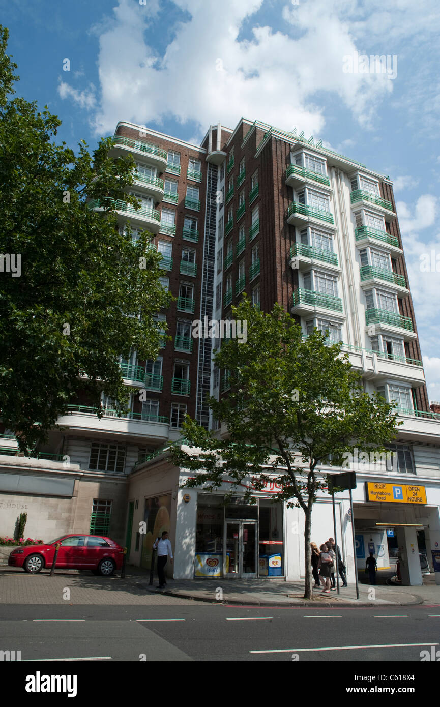 Dorset House, a grade II listed Art Deco building of exclusive and