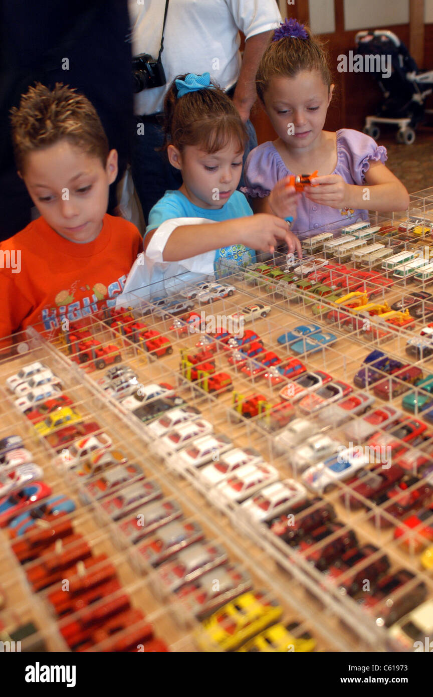 Hundreds of collectors attend the 50th Annual Matchbox International Toy show on August 24, 2002 Stock Photo