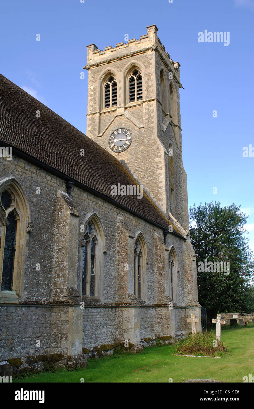 St. James Church, Little Milton, Oxfordshire, England, UK Stock Photo