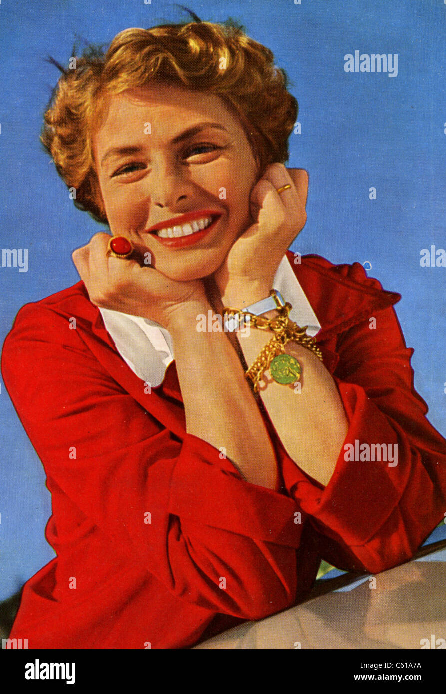 INGRID BERGMAN (1915-1982) Swedish Film Actress Stock Photo - Alamy